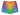 Angel Rainbow Mystique Gymnastics Shorts