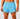Aqua Blue Boys and Mens Gymnastics Gym Shorts