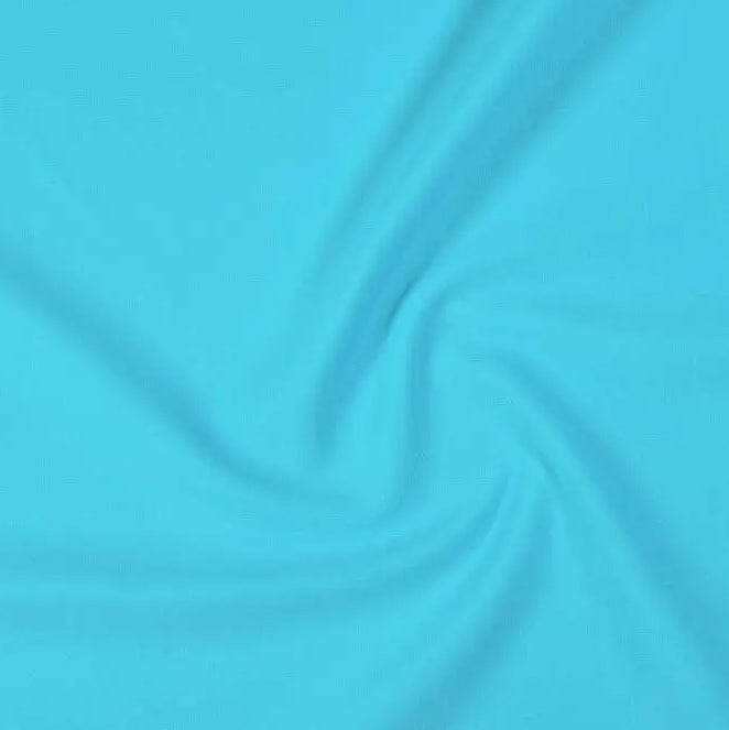 Zenvi Aqua Light Blue Sleeveless Gymnastics Leotard for Girls