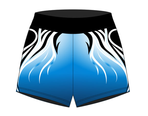 Ares Blue Girls Gym Shorts