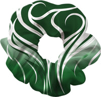 Ares Green Hair Scrunchie