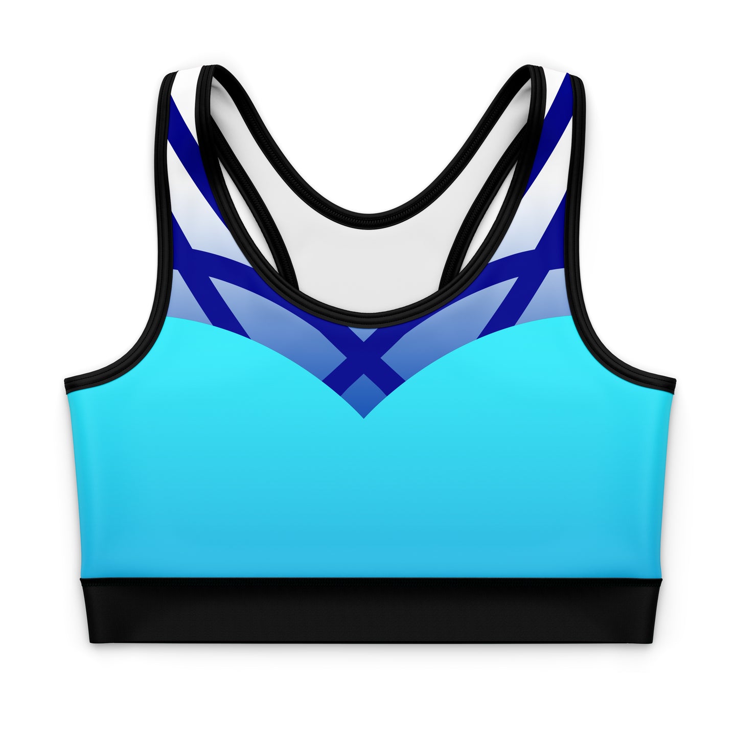 Array Blue Crop Top