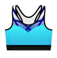 Array Blue Crop Top