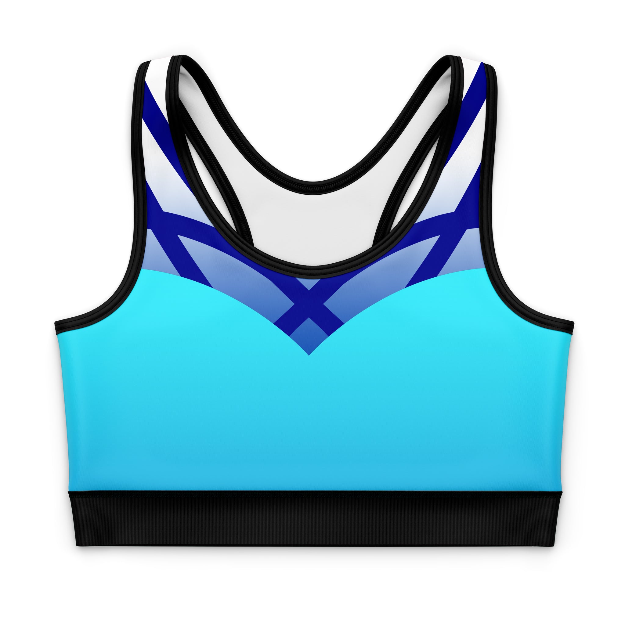 Array Blue Crop Top