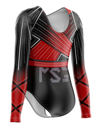 Macclesfield School of Gymnastics Competition Long Sleeve Leotard