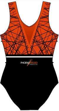 Phoenixwood Gymnastics Club Sleeveless Tank Leotard for Girls