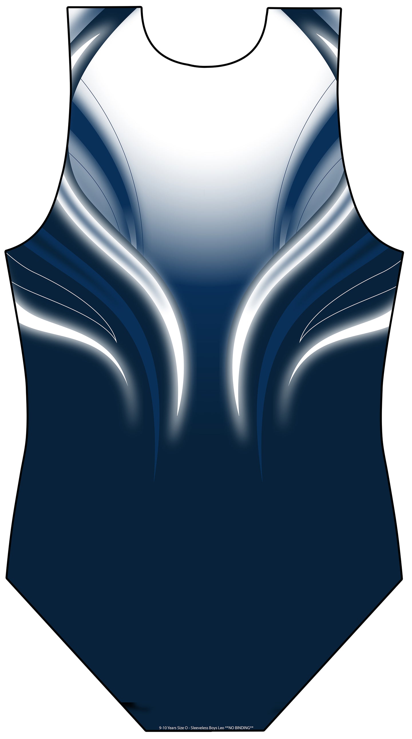 Springers Club Sleeveless Uniform Gymnastics Training Leotard for Boys and Men