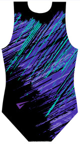 Chiltern Gymnastics Sleeveless Club Uniform Leotard for Boys and Men
