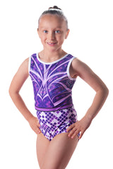 Bellatrix Sleeveless Tank Girls Gymnastics Leotard