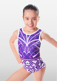 Bellatrix Sleeveless Tank Girls Gymnastics Leotard