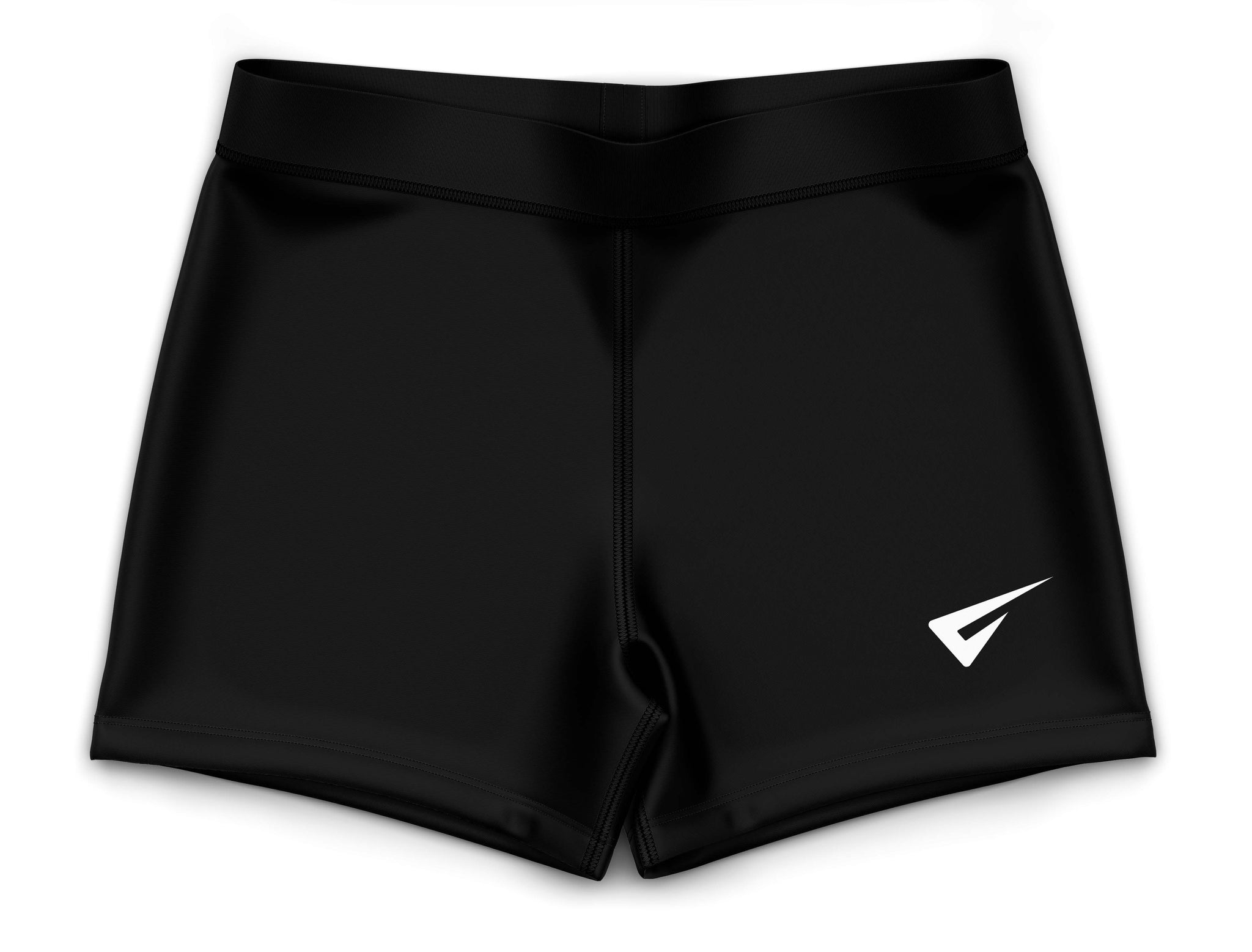 Black Training Girls Gym Shorts