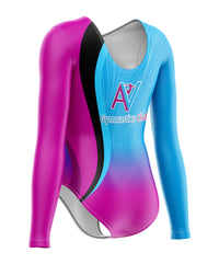 AV Gymnastics Club Long Sleeve Gymnastics Leotard for Girls