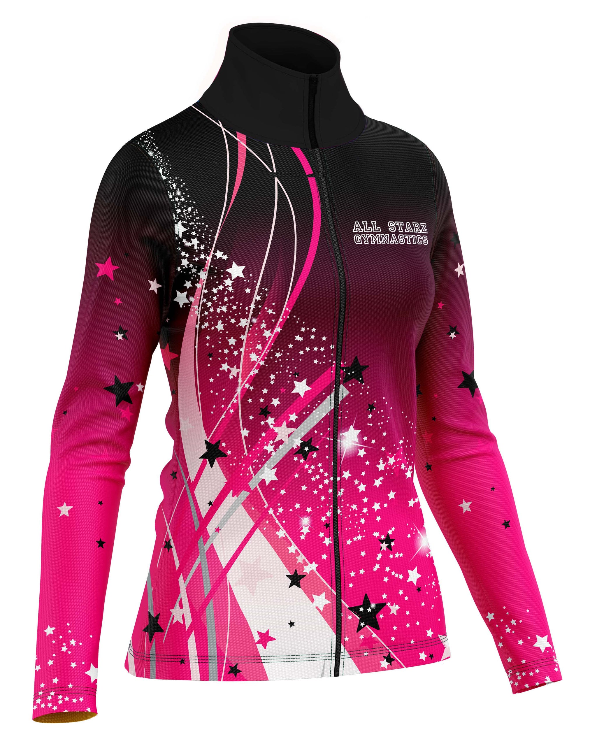 All Starz Gymnastics Club Uniform Tracksuit Warm Up Jacket