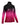 Black and pink jacket with a logo on a white background