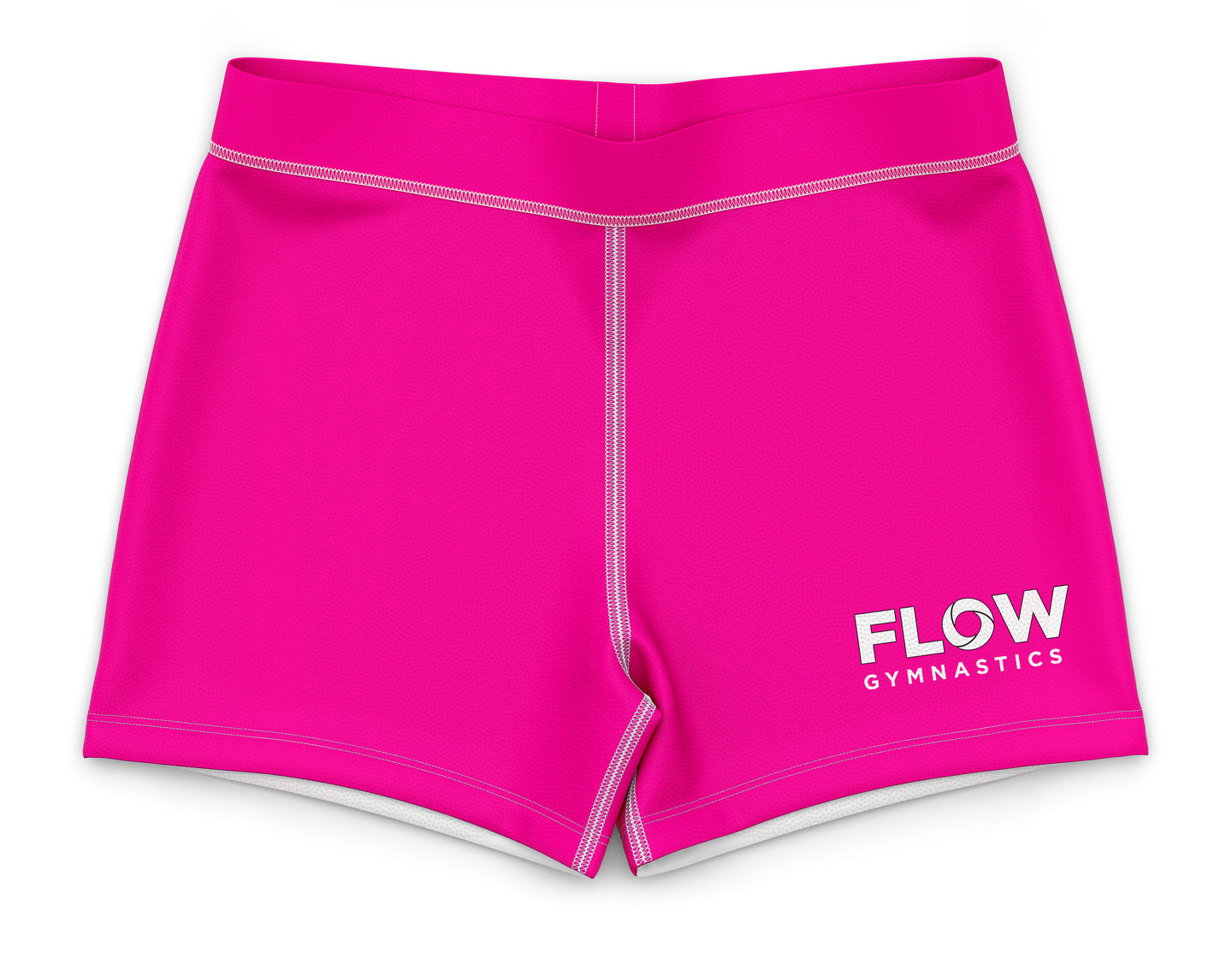 Flow Pink Squad Gymnastics Training Recreational Club Uniform Gym Shorts