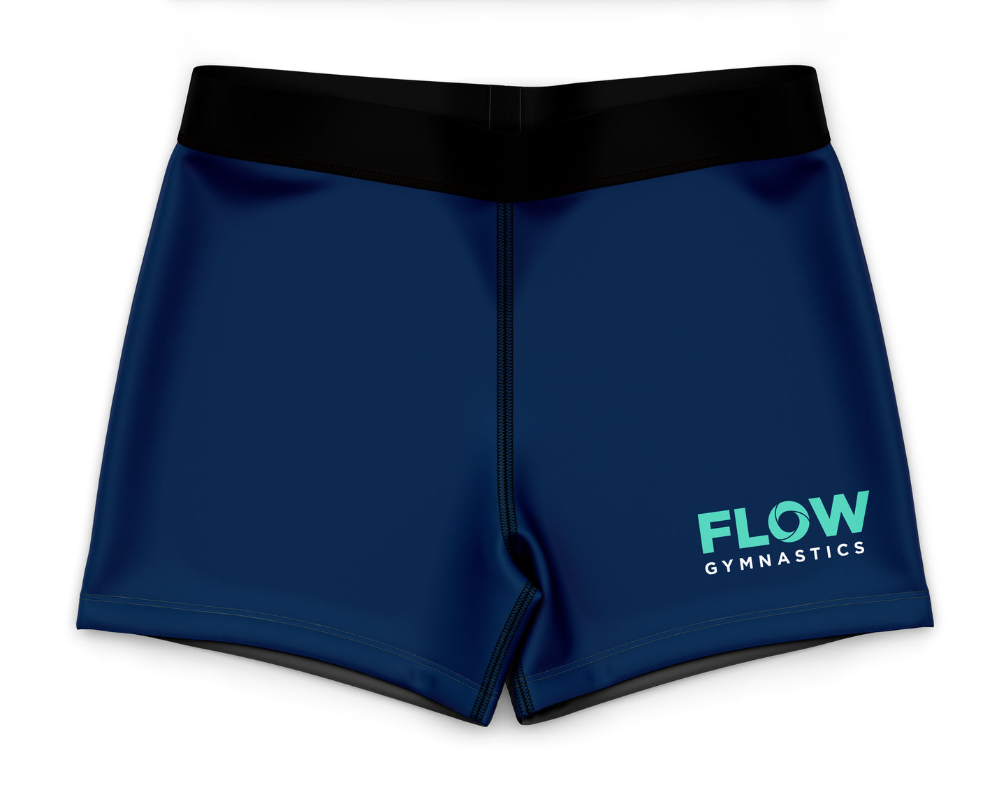 Flow Navy Blue Gymnastics Training Recreational Club Uniform Gym Shorts