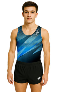 Galaxy Sleeveless Club Uniform Leotard For Boys And Men