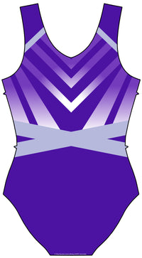 Leaps and Bounds Gymnastics Club Sleeveless Gymnastics Leotard for Girls