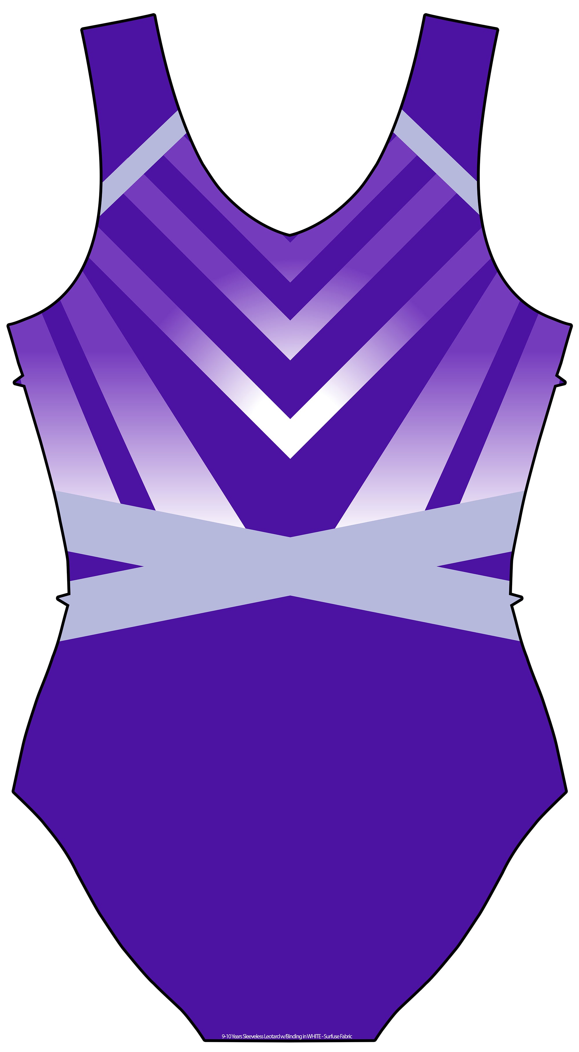 Leaps and Bounds Gymnastics Club Sleeveless Gymnastics Leotard for Girls