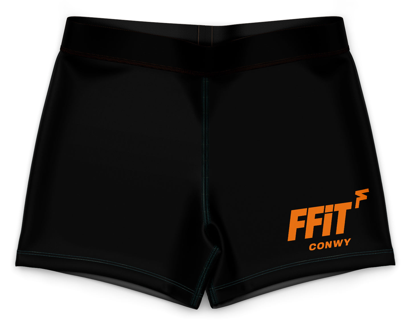 Ffit Conwy Orange Gymnastics Girls Club Gym Shorts