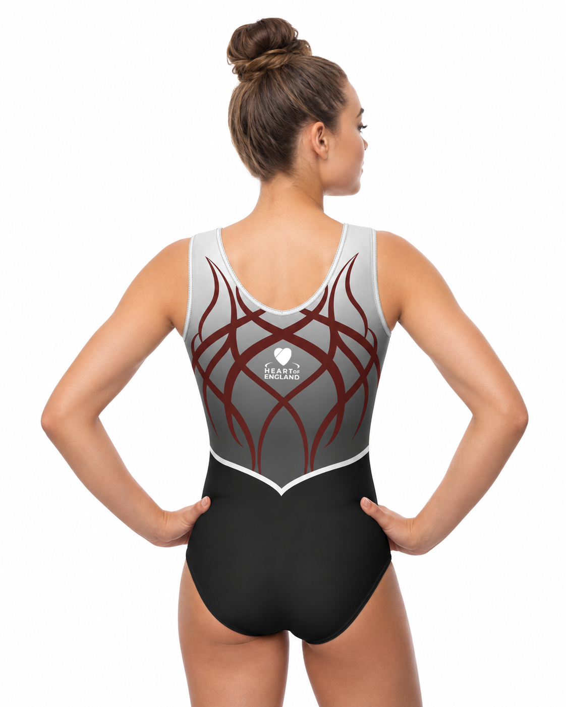 Heart of England Gymnastics Club Sleeveless Gymnastics Leotard For Girls