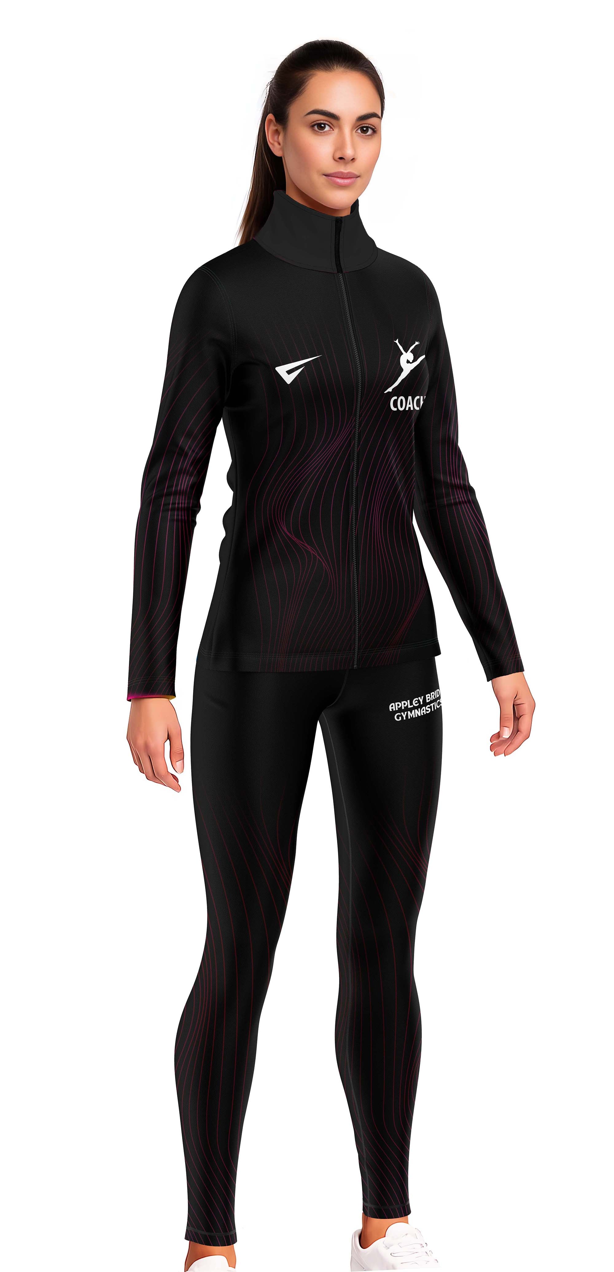 Appley Bridge Gymnastics Club Tracksuit Warm-Up Jacket - Coaches Version