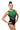 Clyde Valley Club Green to Black Uniform Sleeveless Leotard