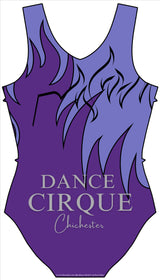 Dance Cirque Excite Gymnastics Club Uniform Sleeveless Leotard