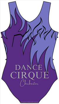Dance Cirque Excite Gymnastics Club Uniform Sleeveless Leotard