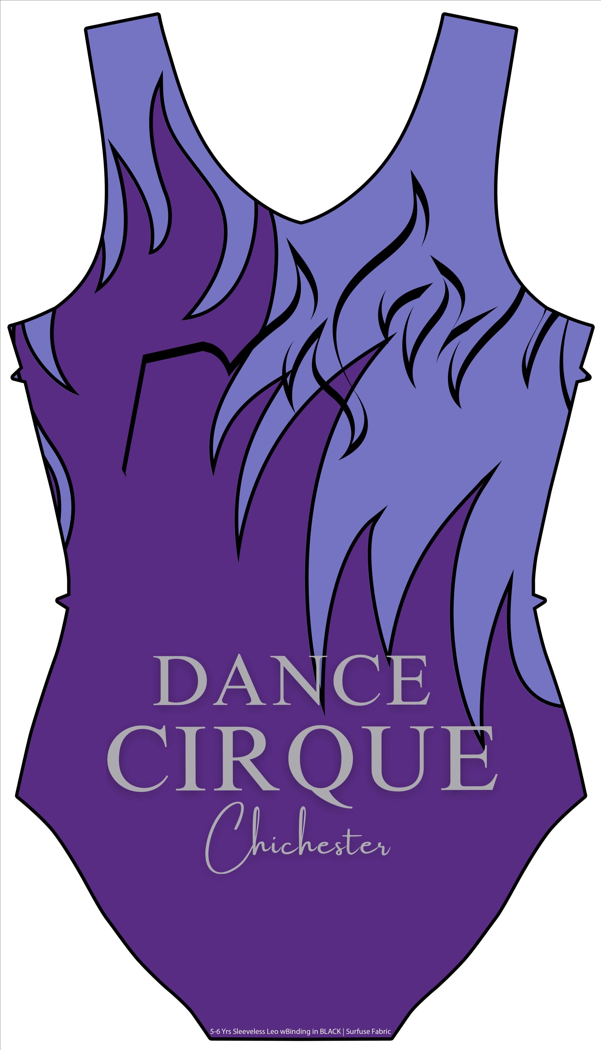 Dance Cirque Excite Gymnastics Club Uniform Sleeveless Leotard