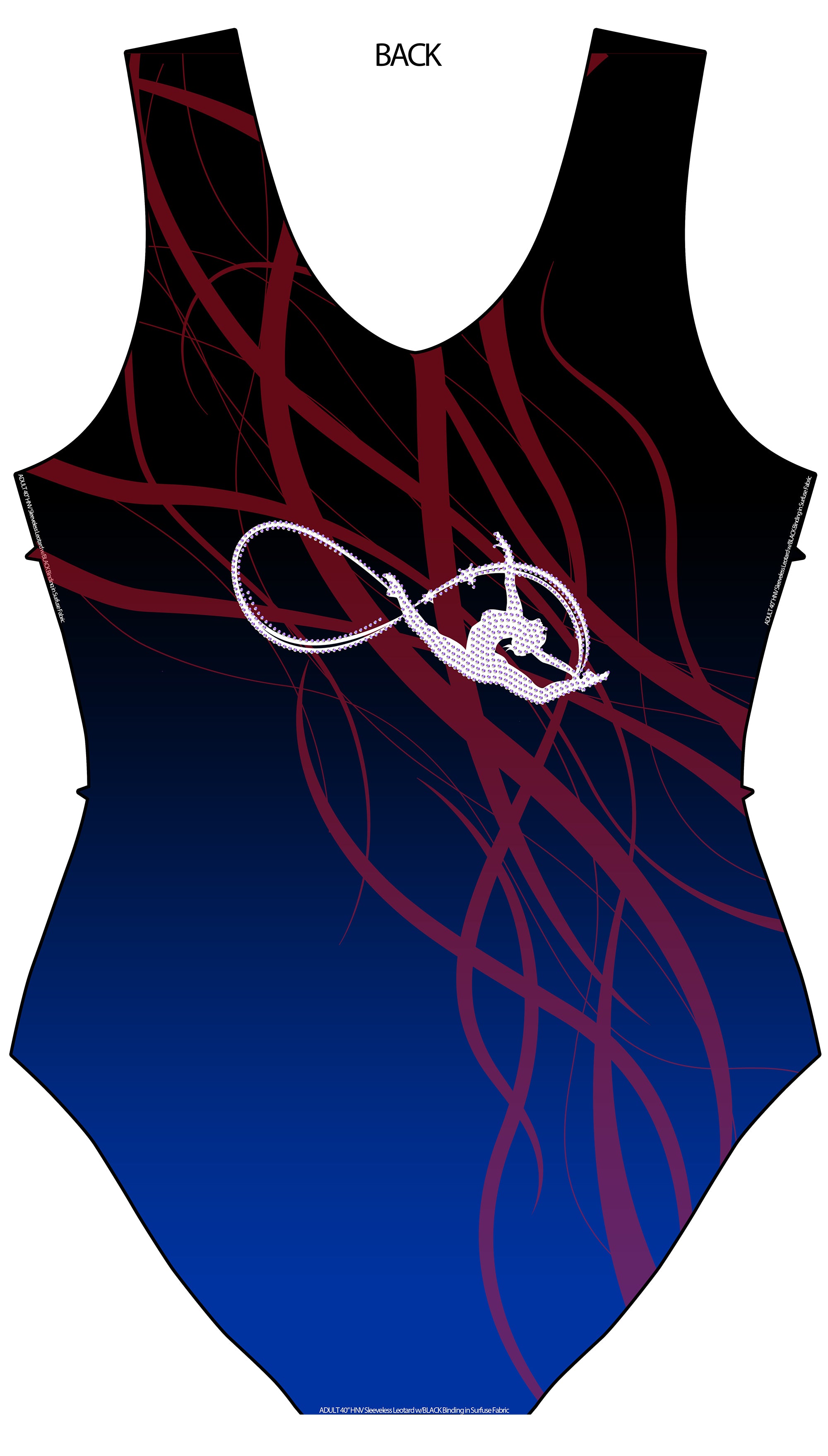 Gymfinity International Club Zayla Uniform Sleeveless Leotard