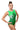 Excite Green Hartford Gymnastics Club Sleeveless Leotard