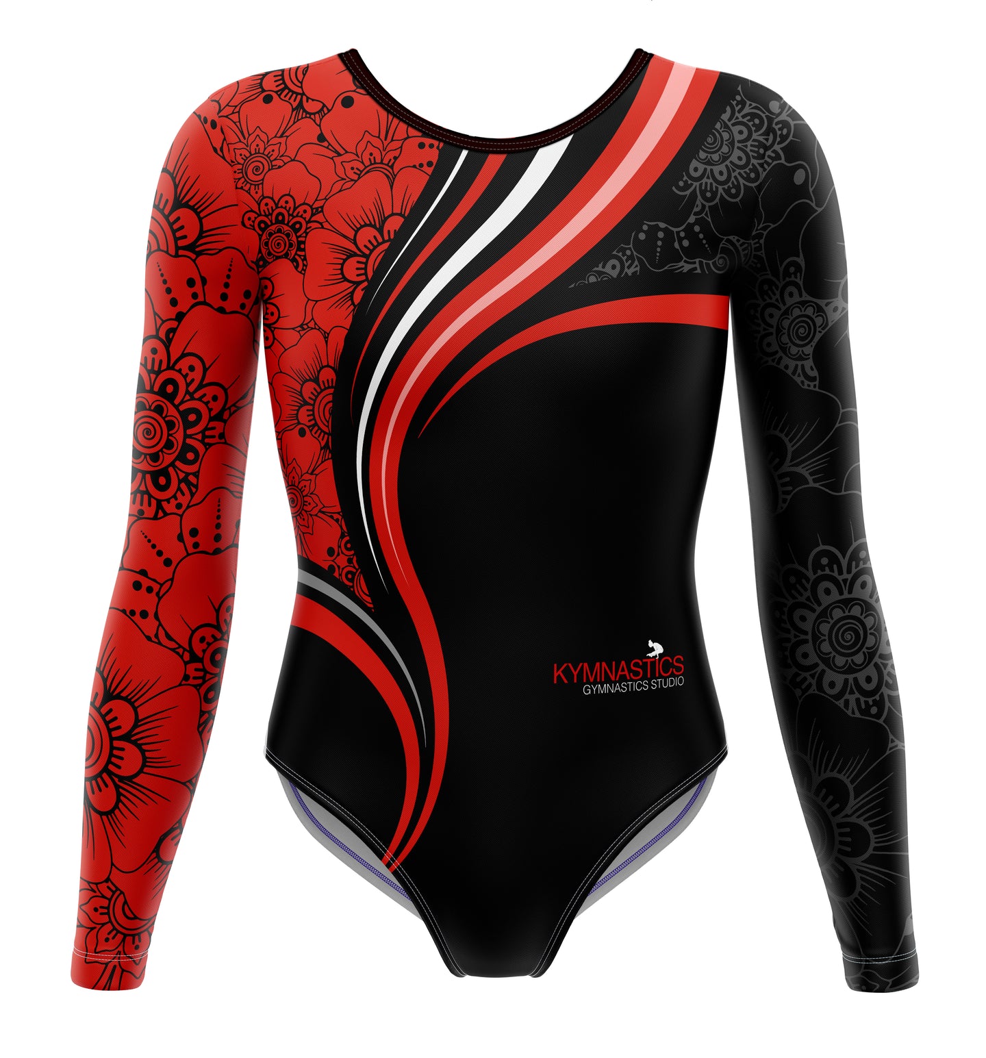 Kymnastics Gymnastics Long Sleeve Club Uniform Gymnastics Leotard