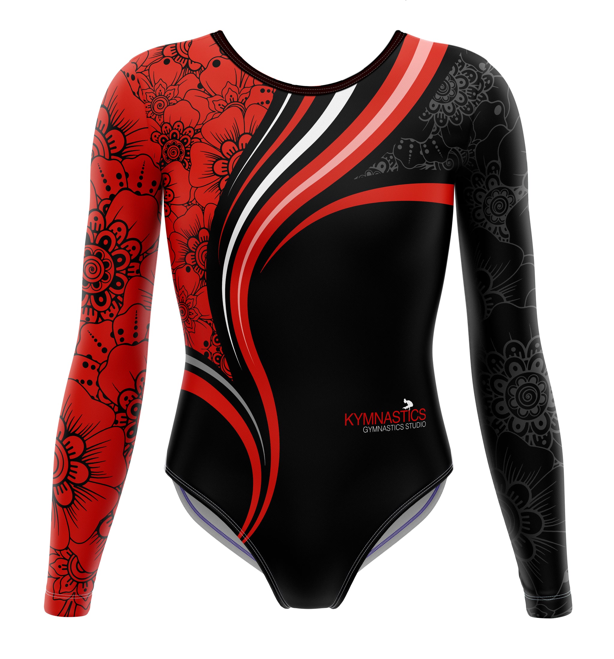 Kymnastics Gymnastics Long Sleeve Club Uniform Gymnastics Leotard