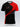 Black and red t-shirt with 'Gymnastics Studio' logo on a light gray background