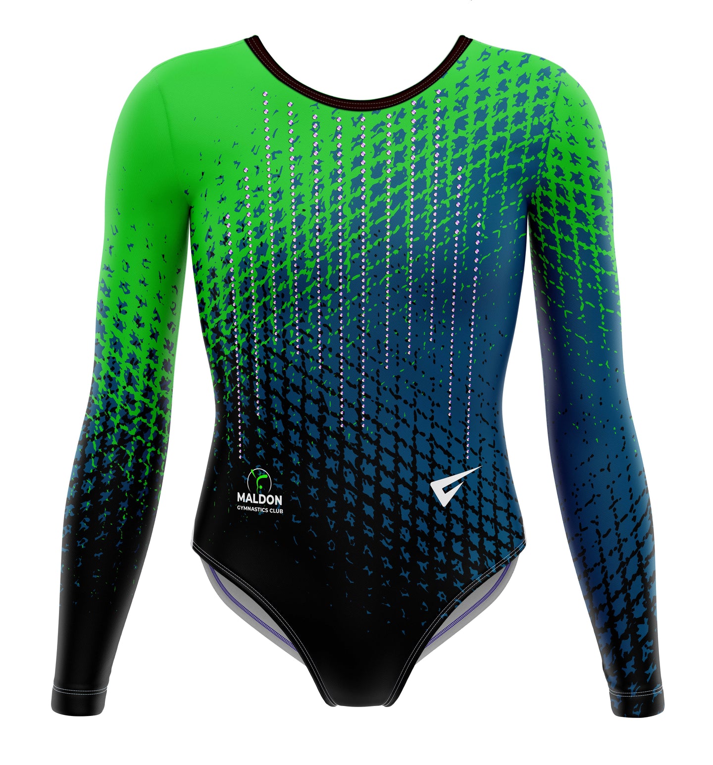 Maldon Gymnastics Club Uniform Long Sleeve Gymnastics Leotard for Girls