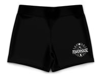 Powerhouse US Andromeda Red Girls Gymnastics Gym Shorts