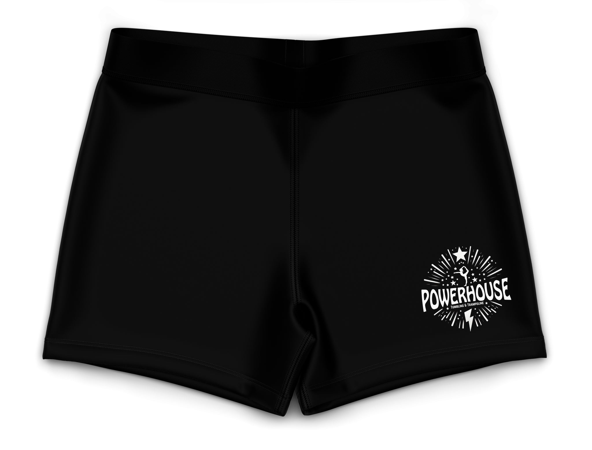 Powerhouse US Andromeda Red Girls Gymnastics Gym Shorts