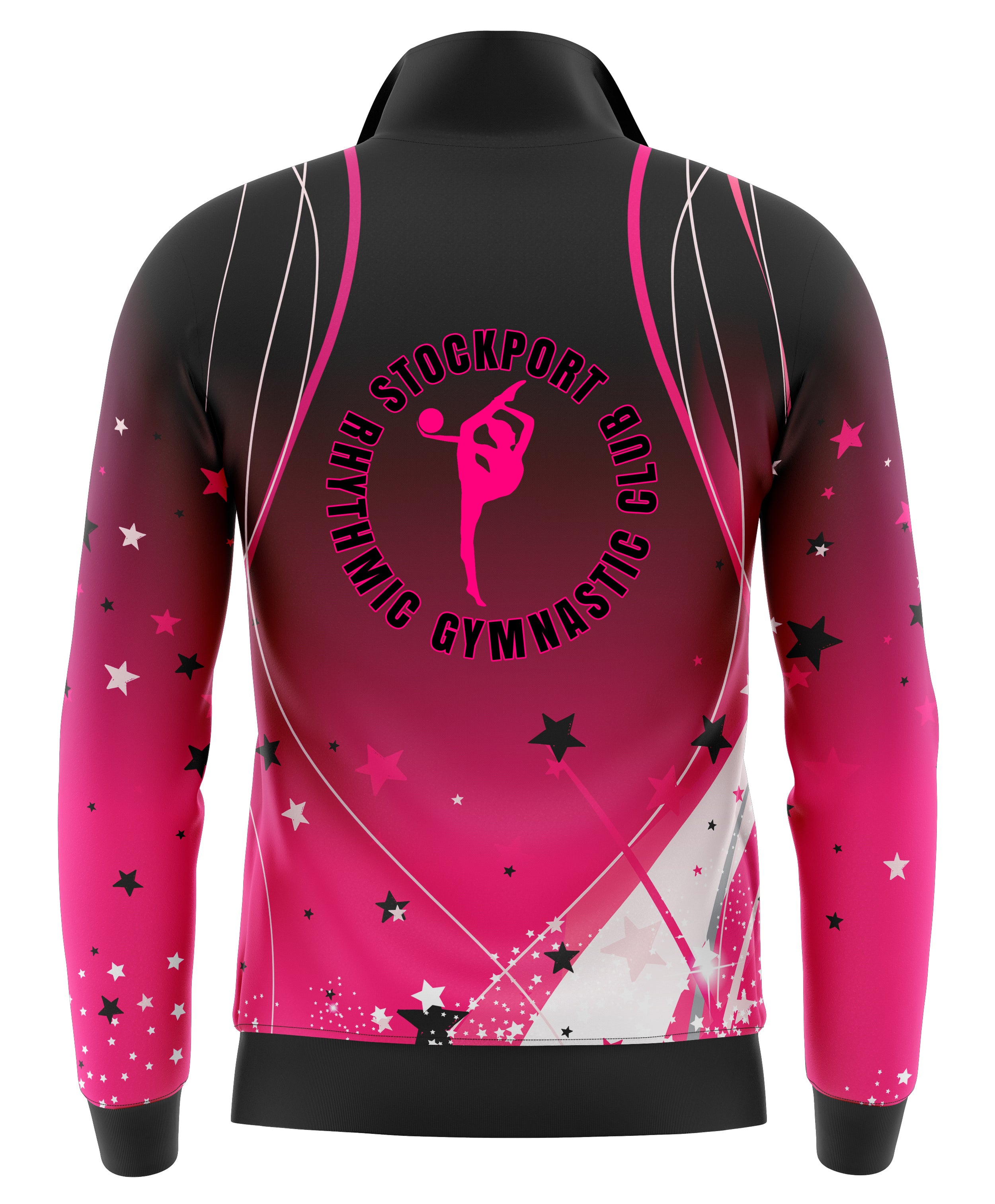 Stockport Rhythmic Gymnastic Club Tracksuit Warm Up Jacket Velocity Pro Sport