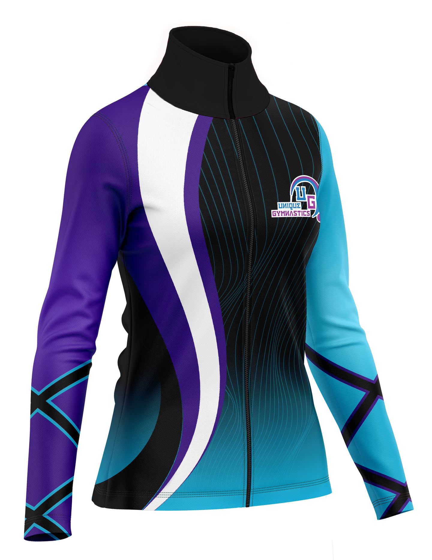 Unique Gymnastics Club Uniform Tracksuit Warm Up Jacket