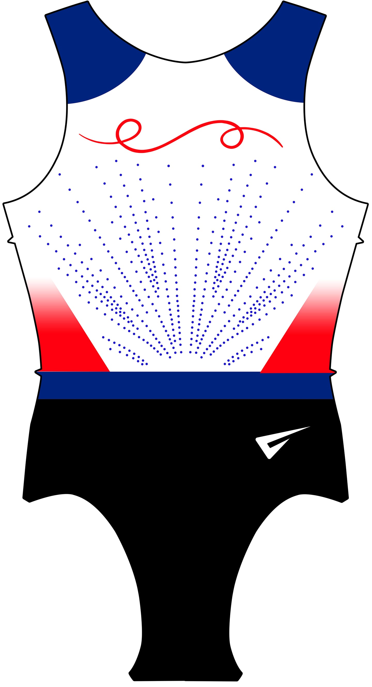 Titan Competition Gymnastics Club Sleeveless Gymnastics Leotard for Girls