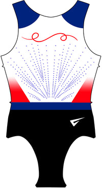 Titan Competition Gymnastics Club Sleeveless Gymnastics Leotard for Girls