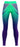 Blue activewear leggings with a slim, fitted silhouette suitable for gymnastics and dance