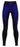 Blue gym leggings shown on a plain background