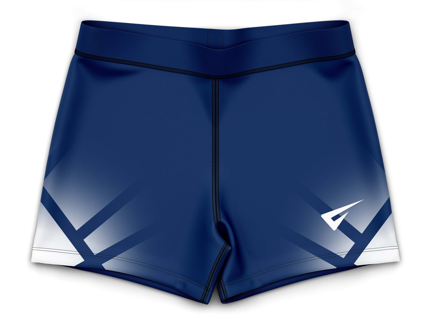 Celeste Navy Blue Gymnastics Activewear Girls Hipster Shorts
