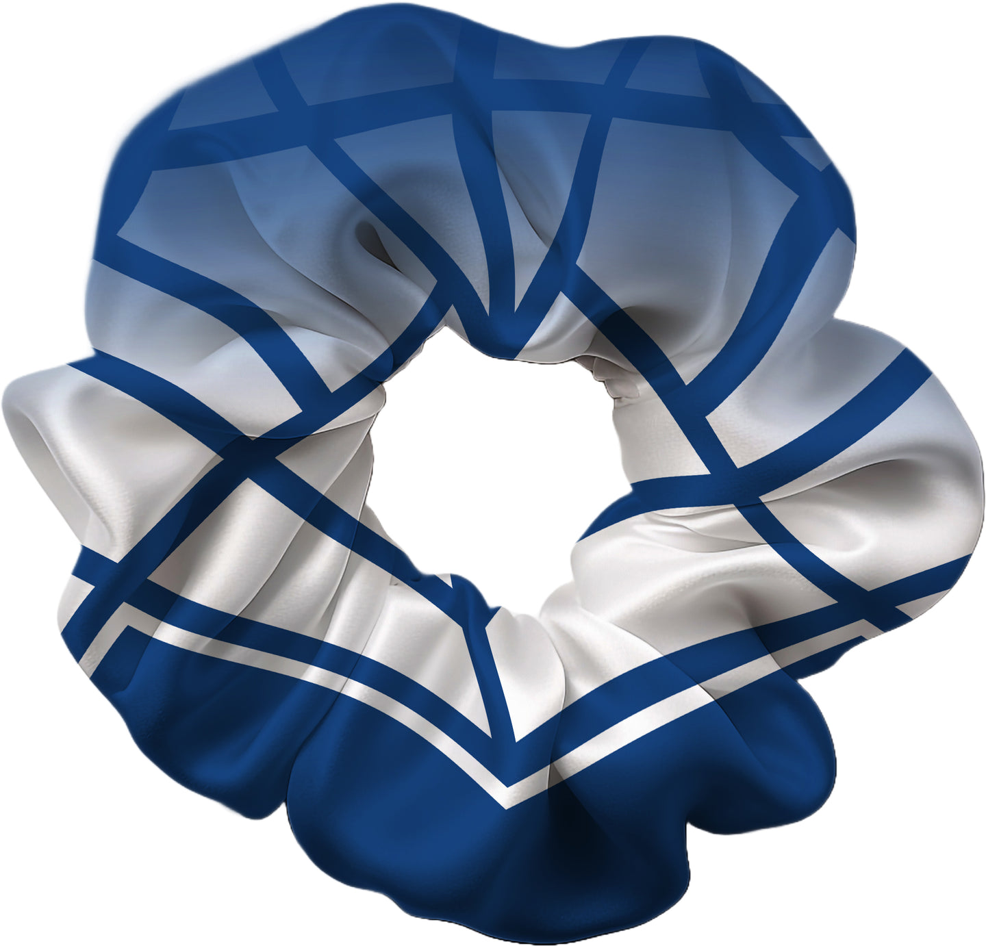 Celeste Navy Blue Hair Scrunchie