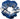 Celeste Navy Blue Hair Scrunchie