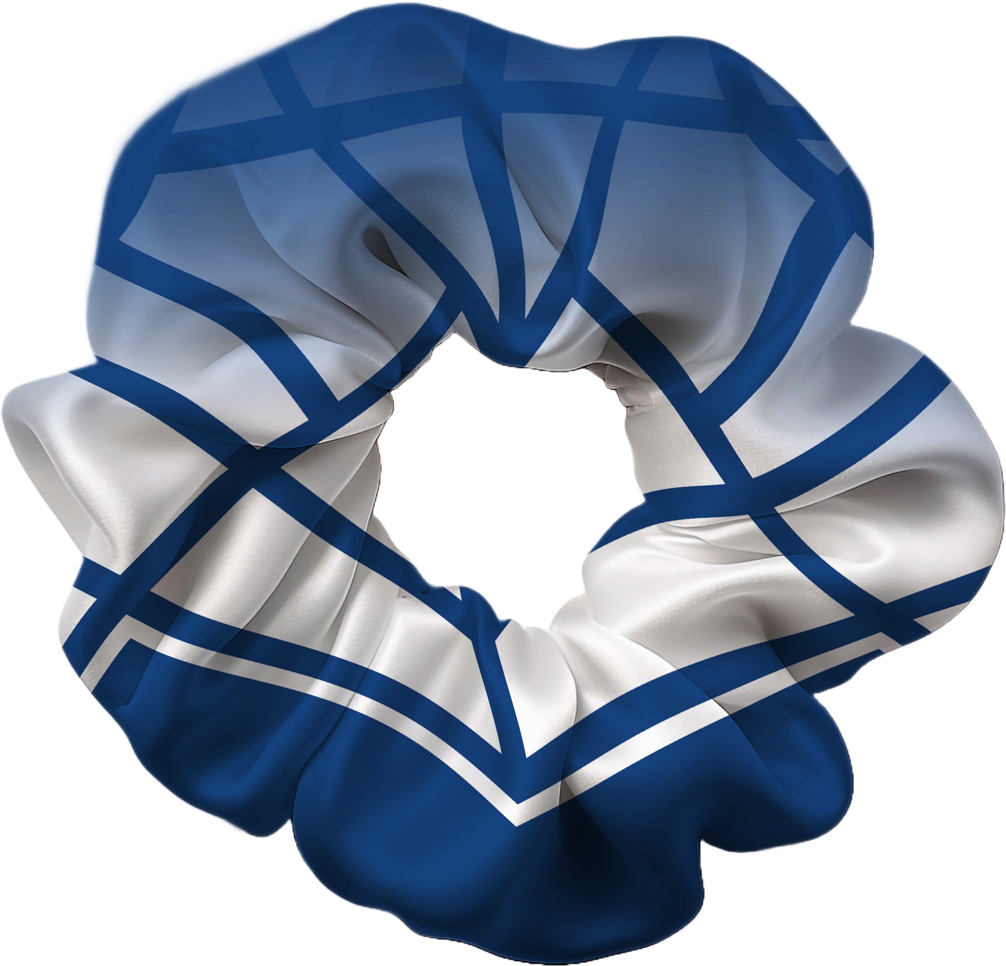 Celeste Navy Blue Hair Scrunchie