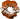 Celeste Orange Hair Scrunchie