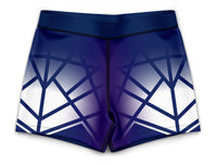 Celeste Navy Blue Gymnastics Activewear Girls Hipster Shorts